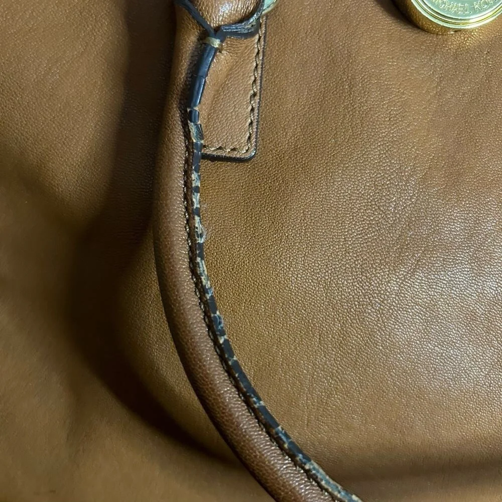 Michael Kors Tan Leather Tote - Picture 7 of 10